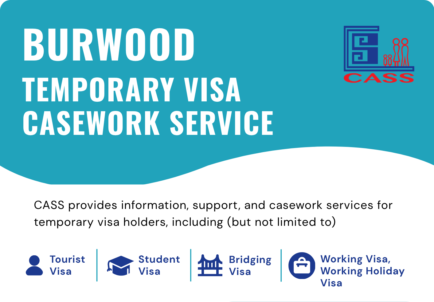 Free Temporary Visa Casework Service – English/Chinese/Malay, at Burwood Library