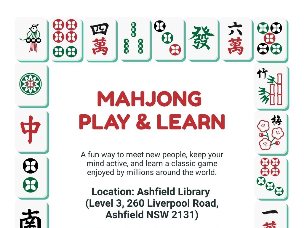Free Mahjong Play & Learn – Ashfield Library