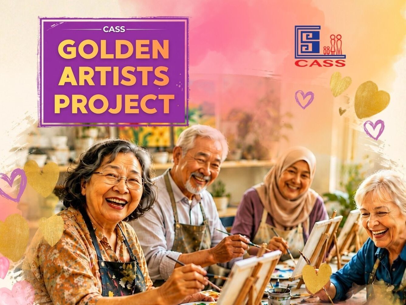 CASS Care Launches ‘Golden Artists Project’ – Paint Away Loneliness: Creating Connections Through Art